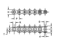 Allied Locke Hollow Pin Chains